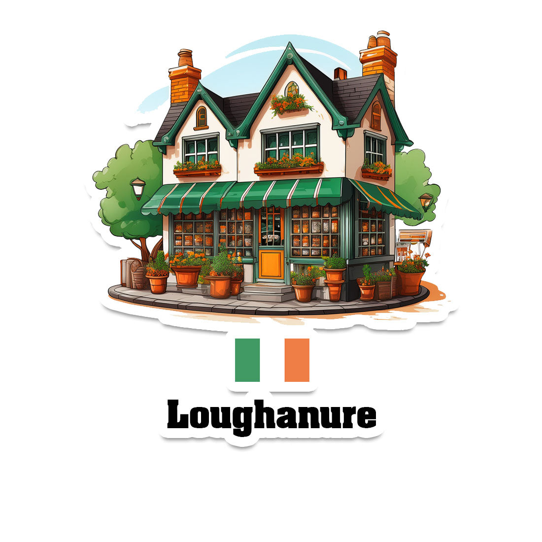 Loughanure Sticker