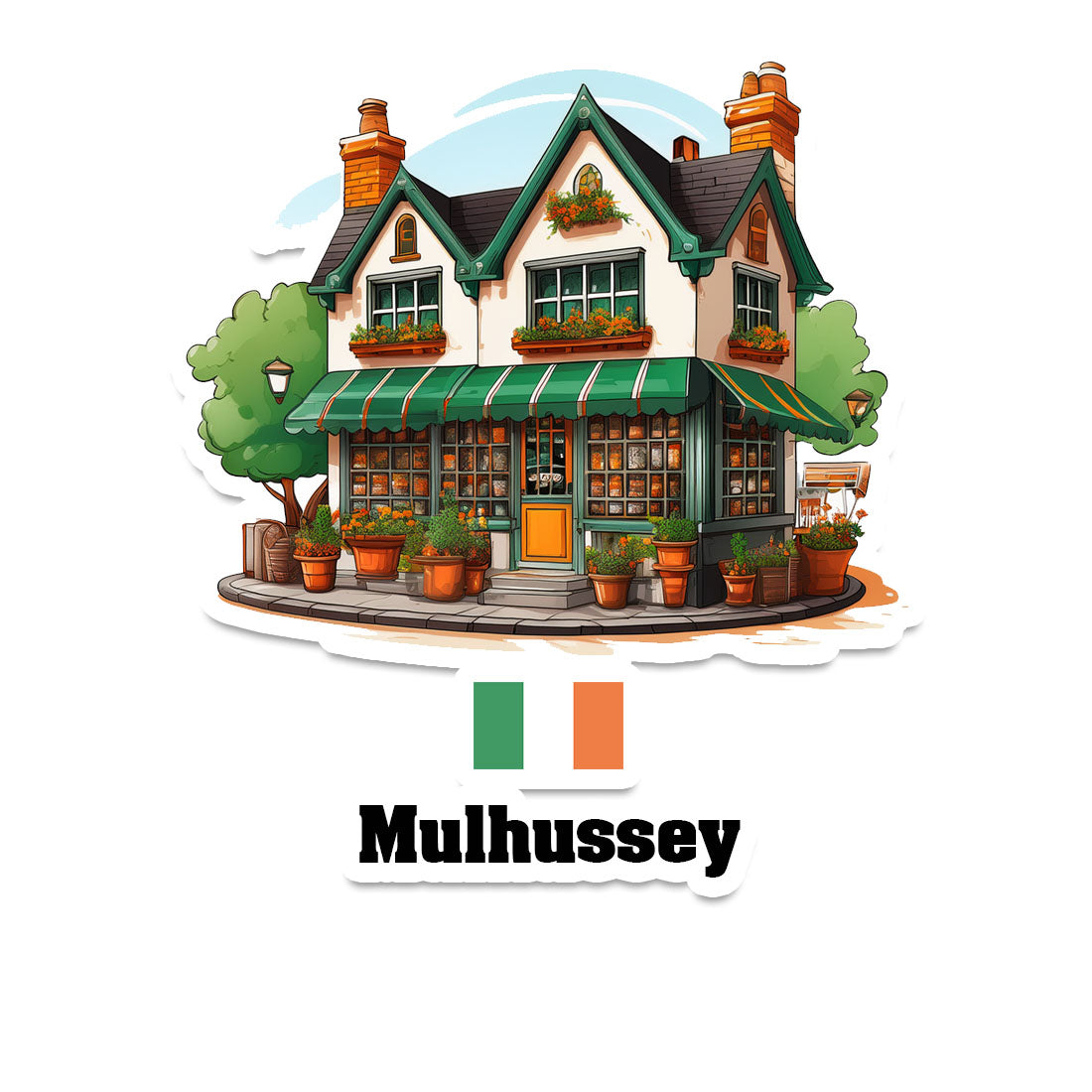 Mulhussey Sticker