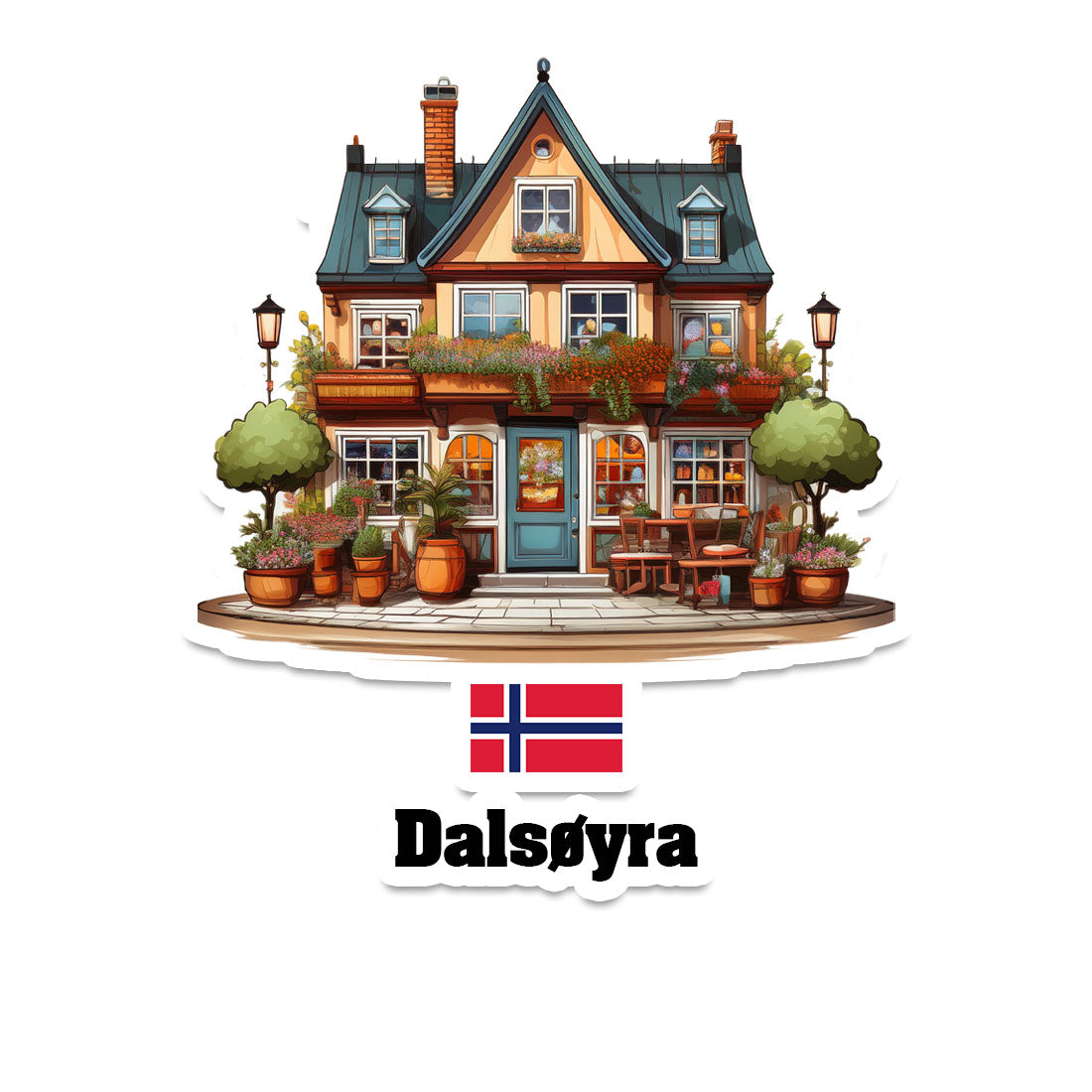 Dalsøyra Sticker