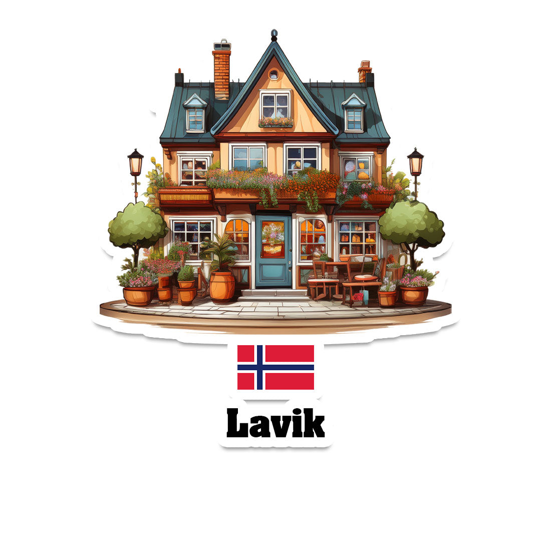 Krokstadelva Fridge Magnet