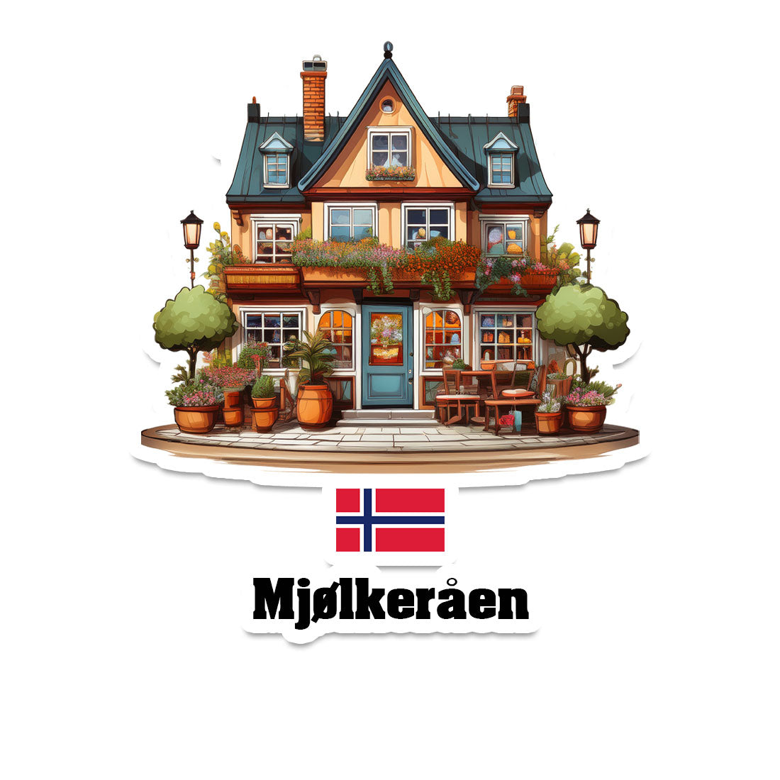 Mjølkeråen Sticker