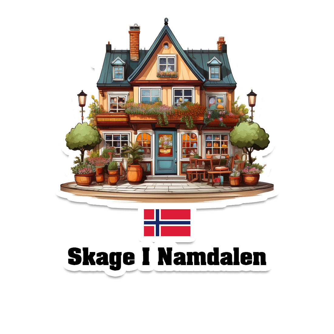 Skage I Namdalen Sticker