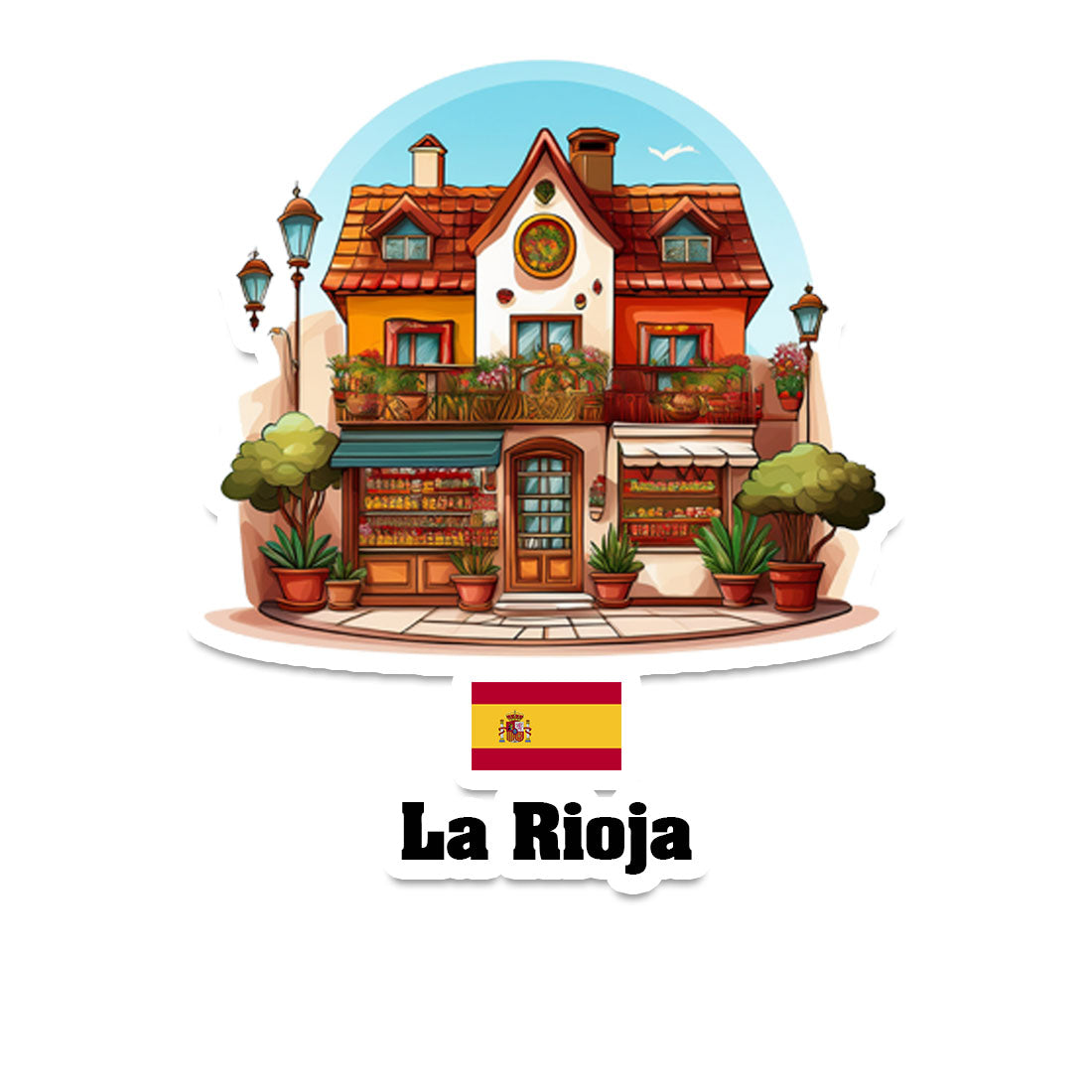 La Rioja Fridge Magnet