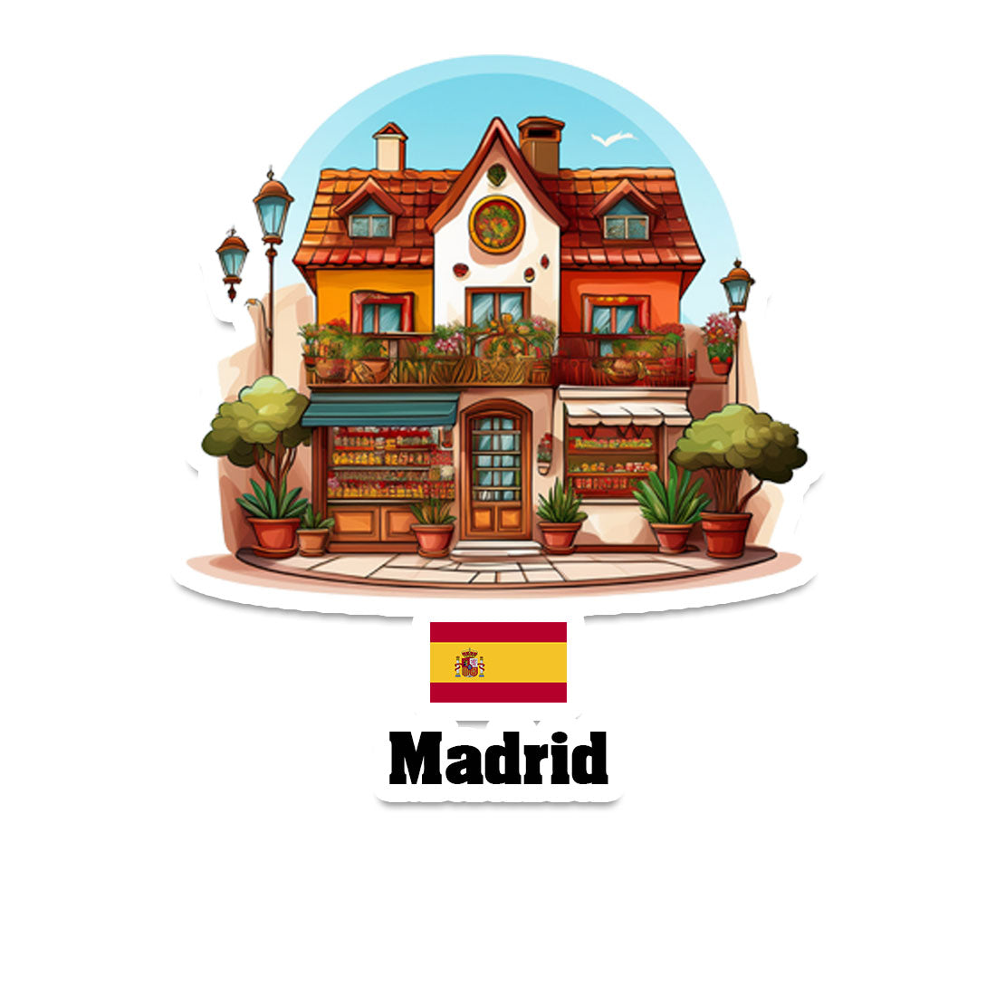 Madrid Sticker