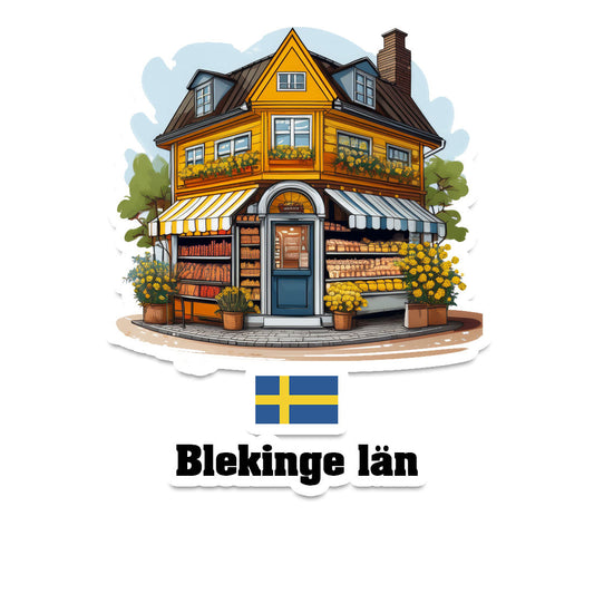 Blekinge län Sticker