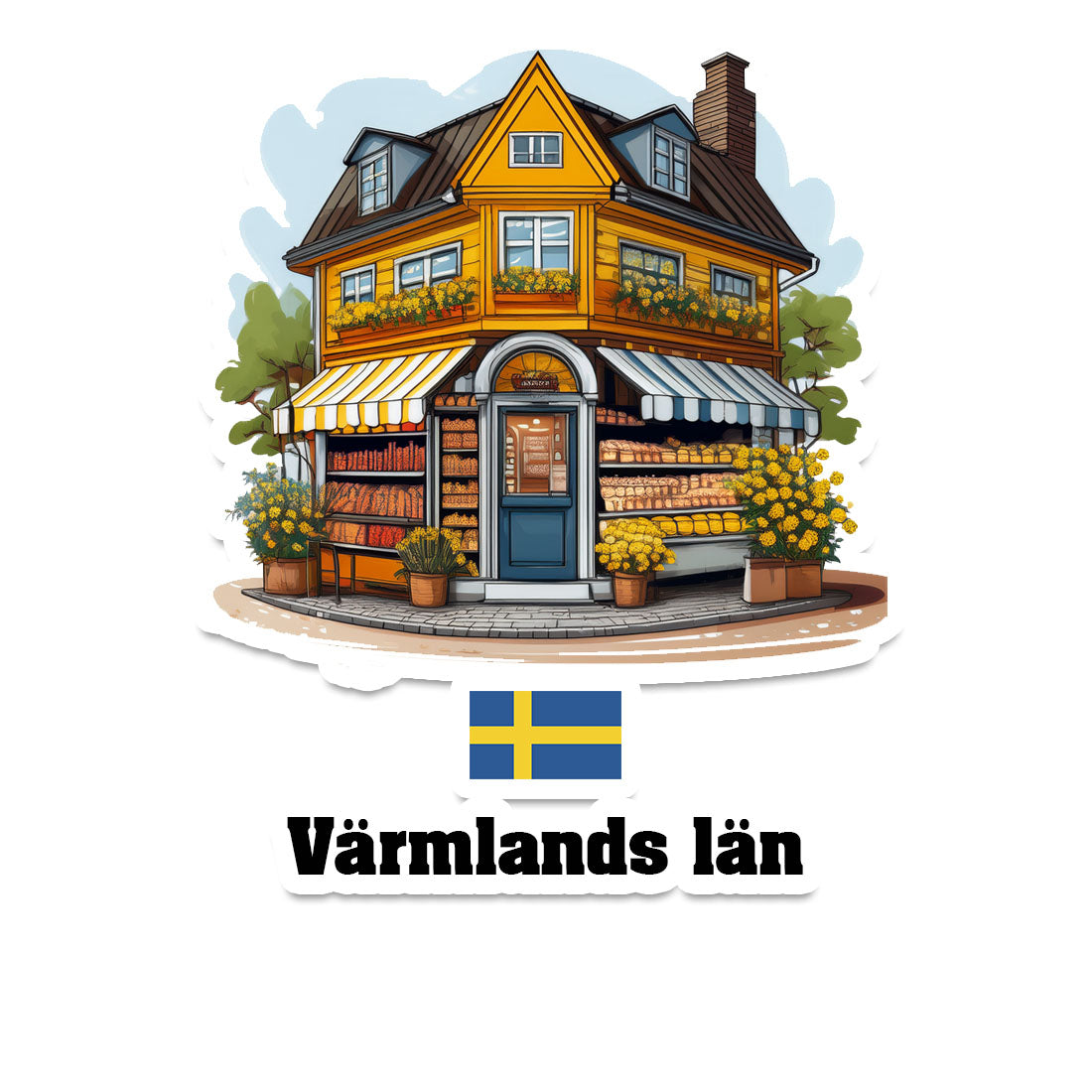 Värmlands län Sticker