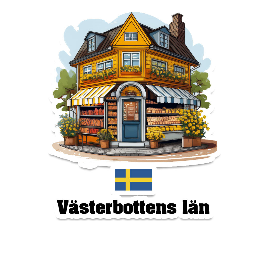 Västerbottens län Sticker