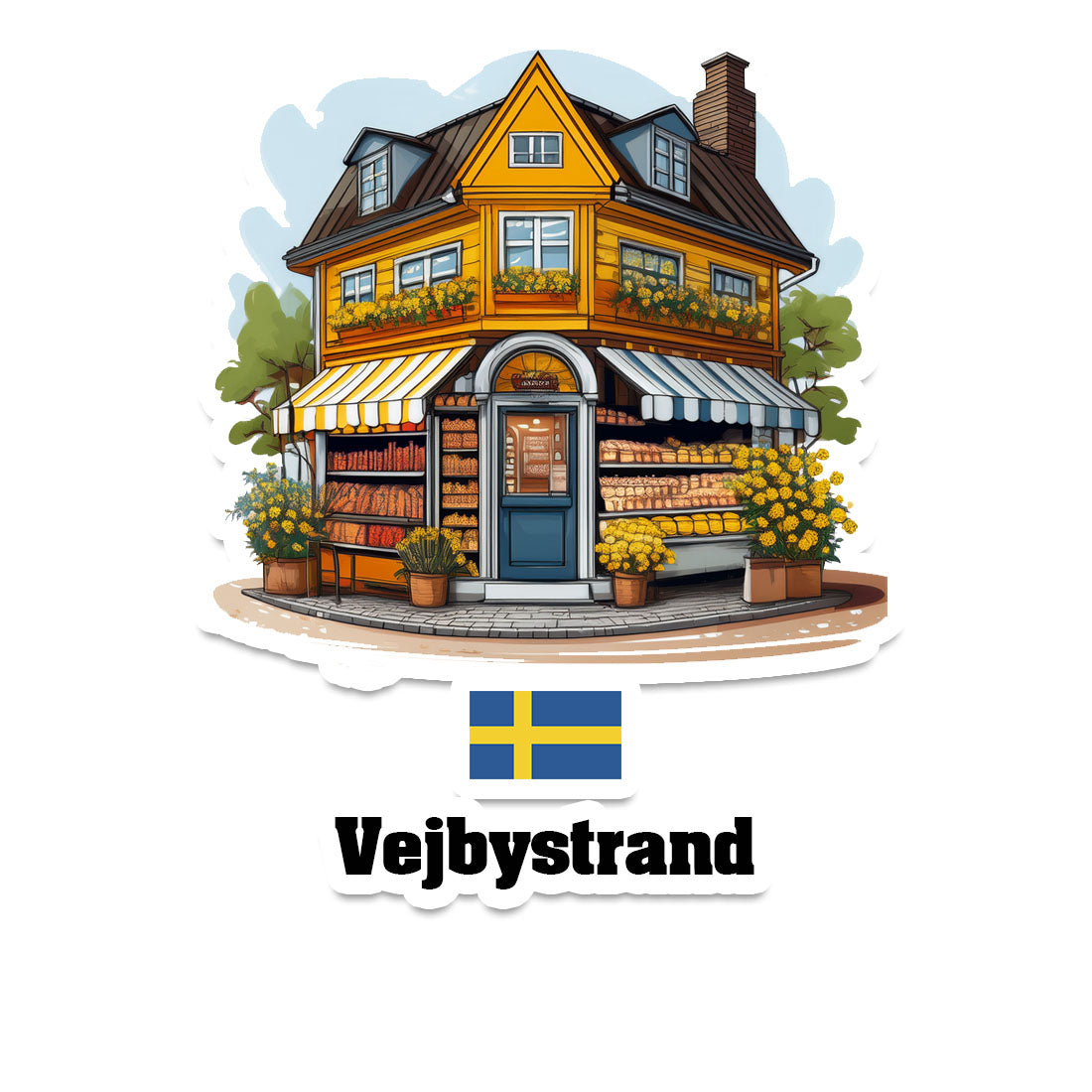 Vejbystrand Fridge Magnet
