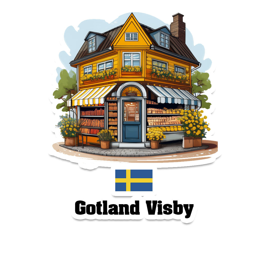 Gotland Visby Fridge Magnet