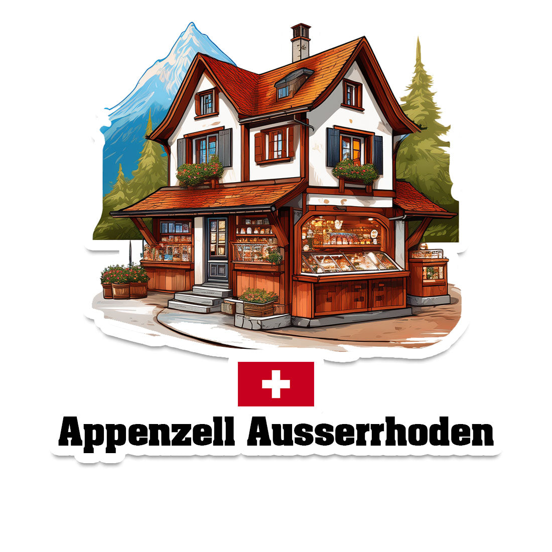 Appenzell Ausserrhoden Fridge Magnet