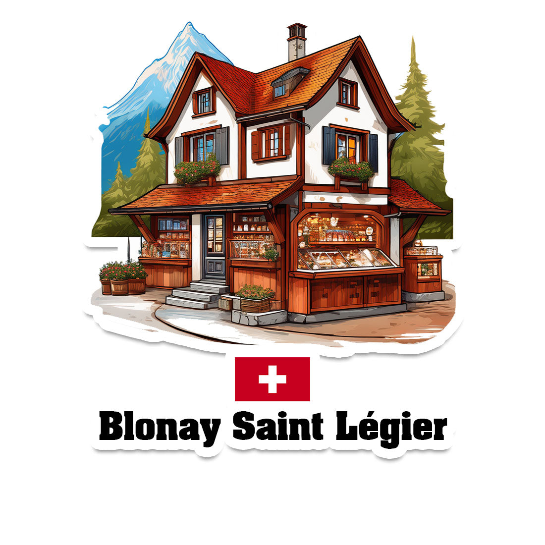 Blonay Saint Légier Fridge Magnet