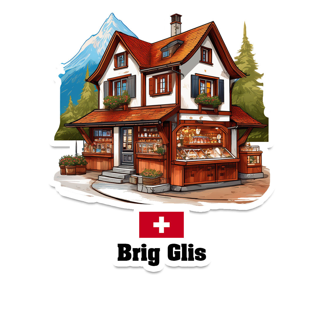 Brig Glis Sticker