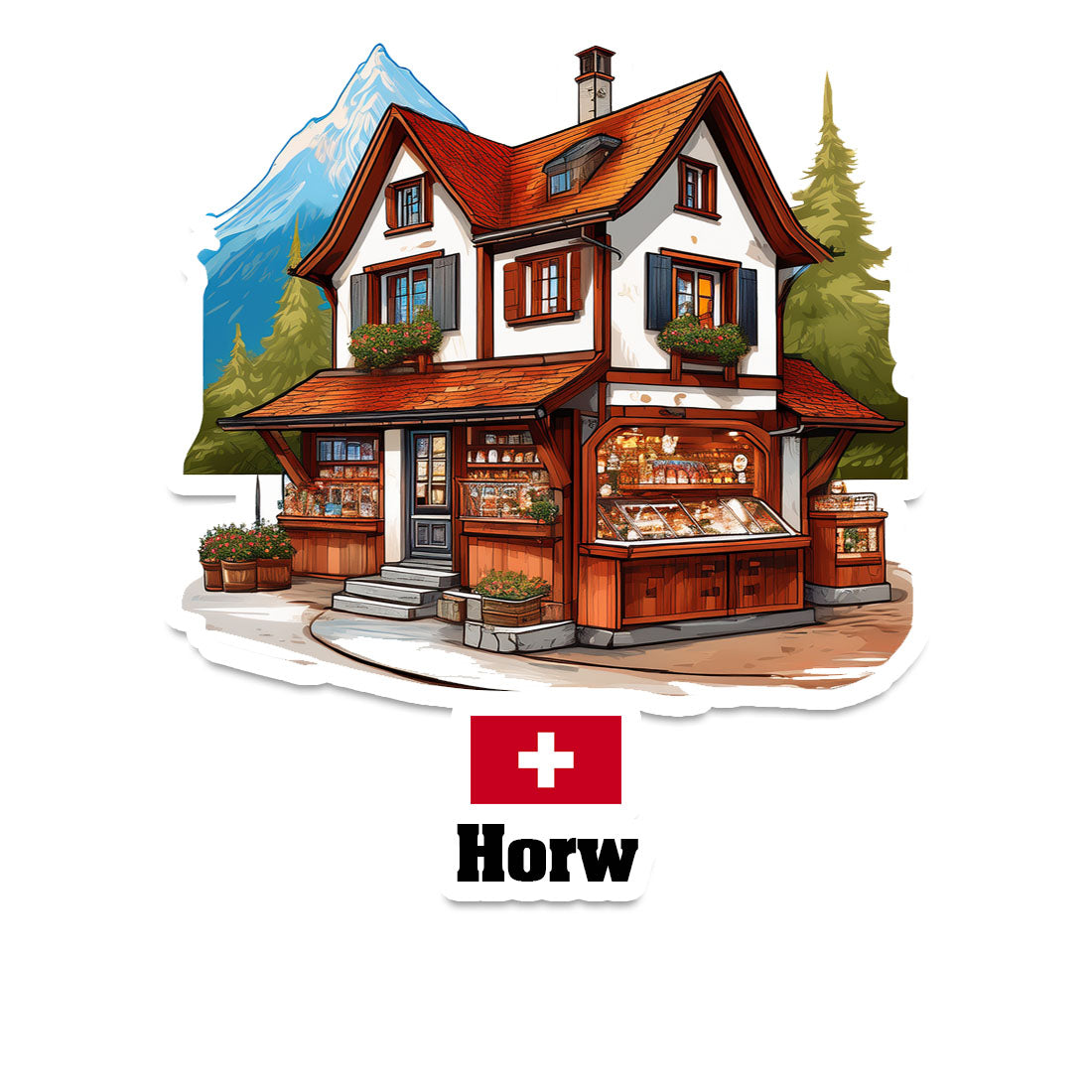 Horw Fridge Magnet