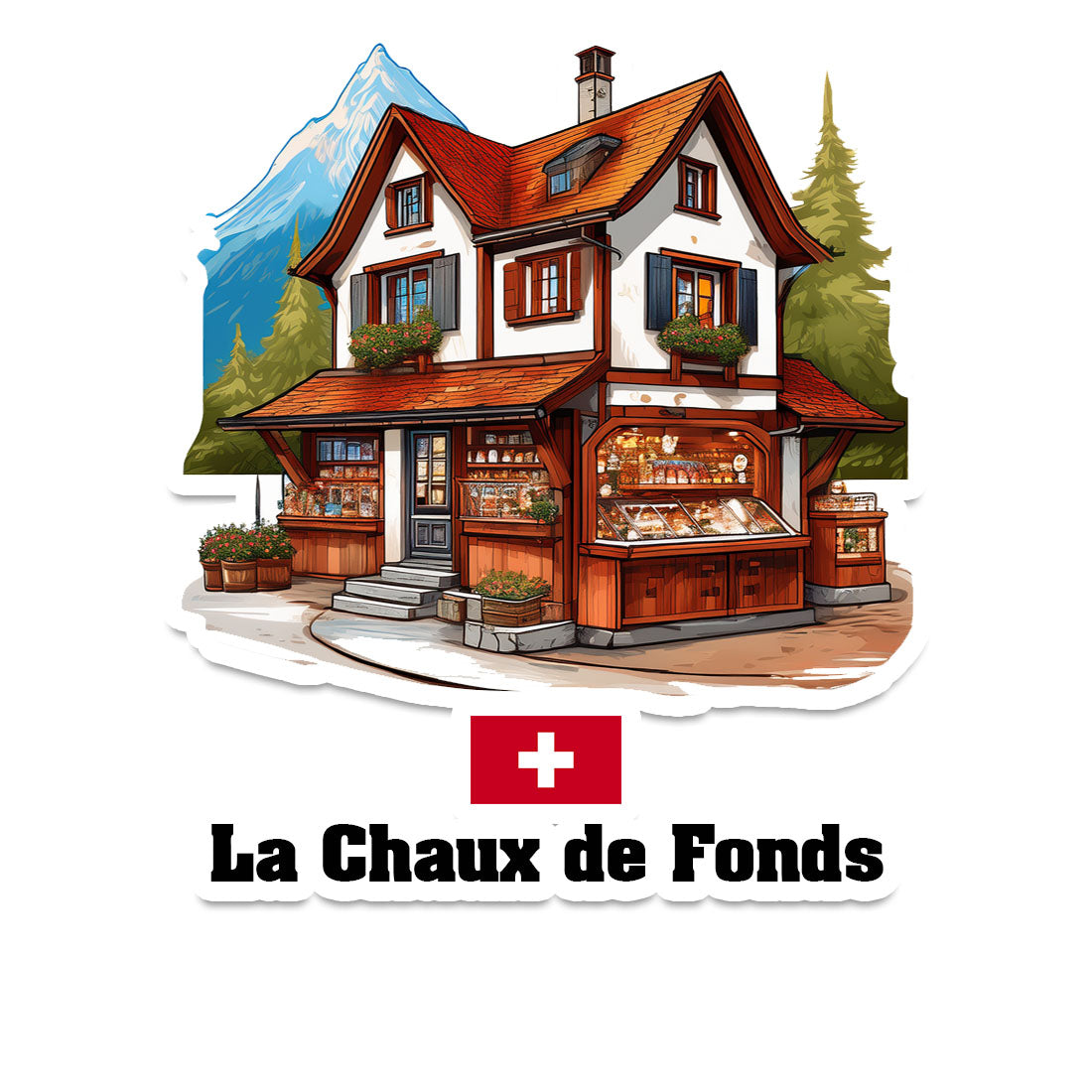 La Chaux de Fonds Fridge Magnet