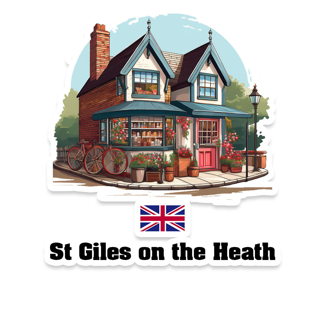 St Giles on the Heath Fridge Magnet