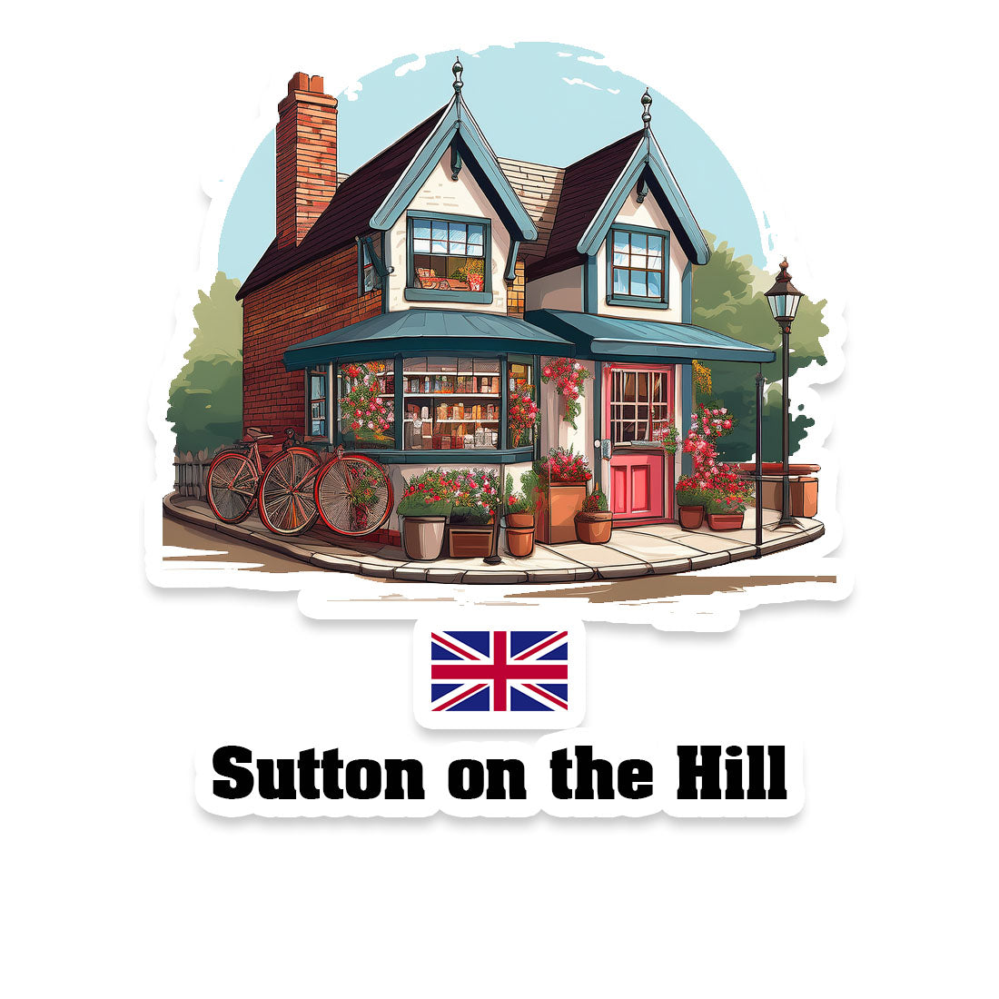 Sutton on the Hill Fridge Magnet