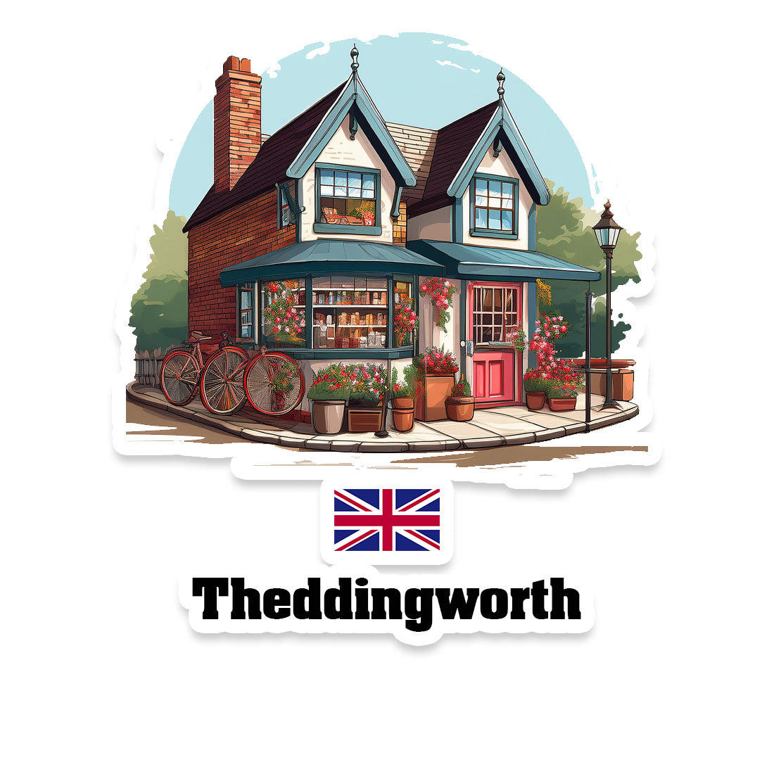 Theddingworth Fridge Magnet