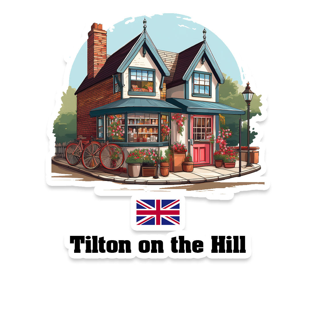 Tilton on the Hill Fridge Magnet