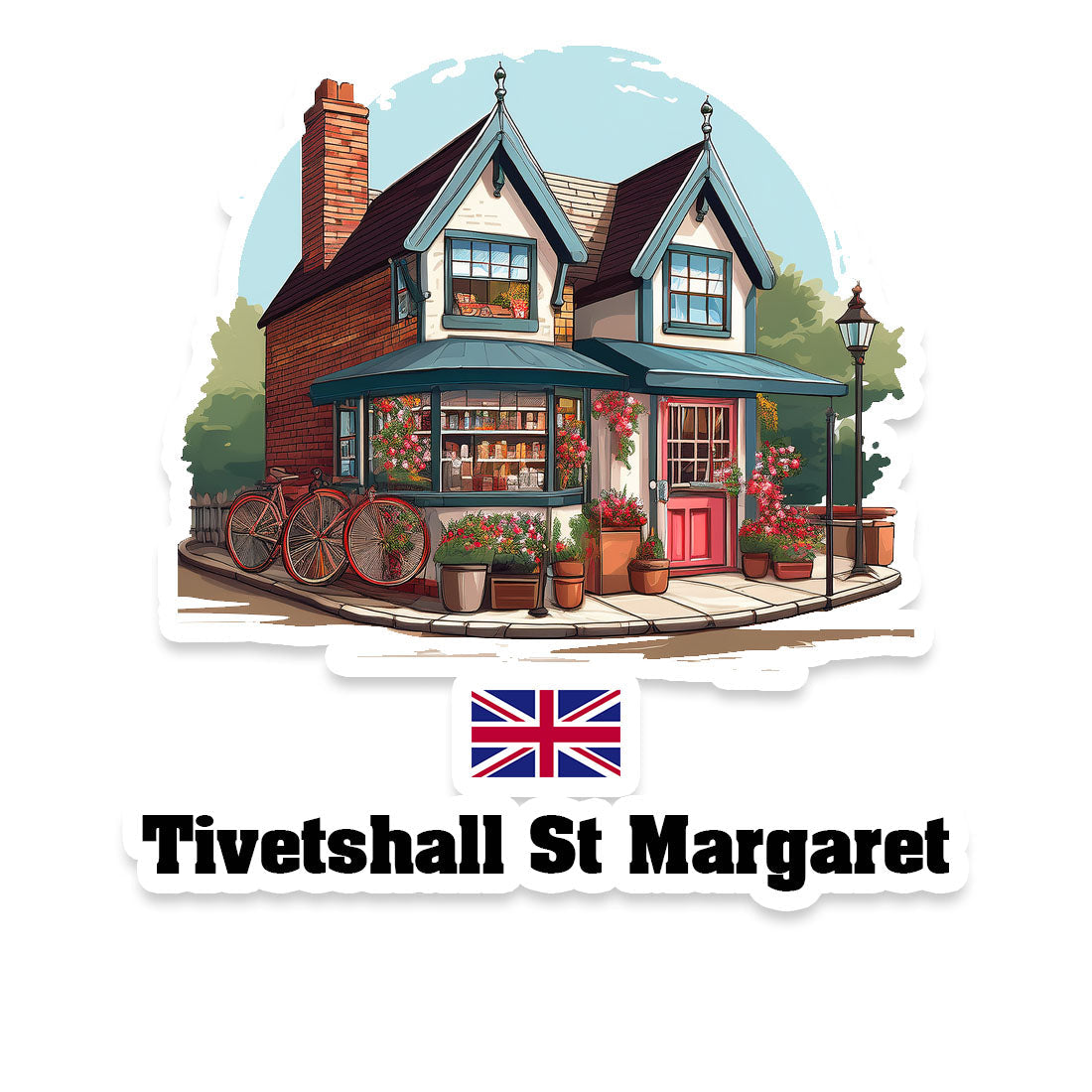 Tivetshall St Margaret Sticker