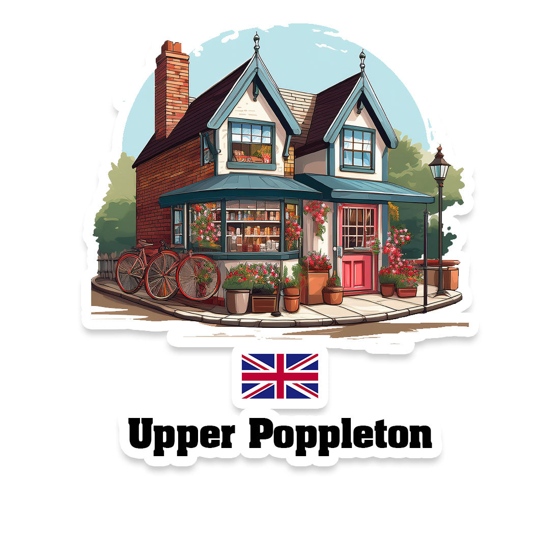 Upper Poppleton Sticker