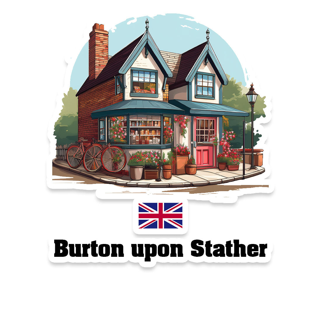 Burton upon Stather Fridge Magnet