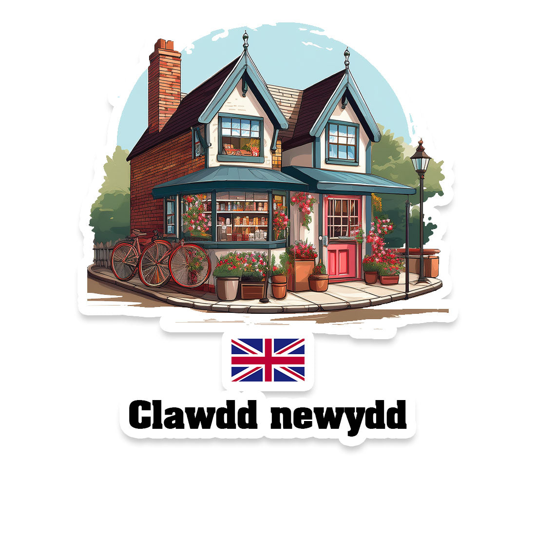 Clawdd newydd Fridge Magnet