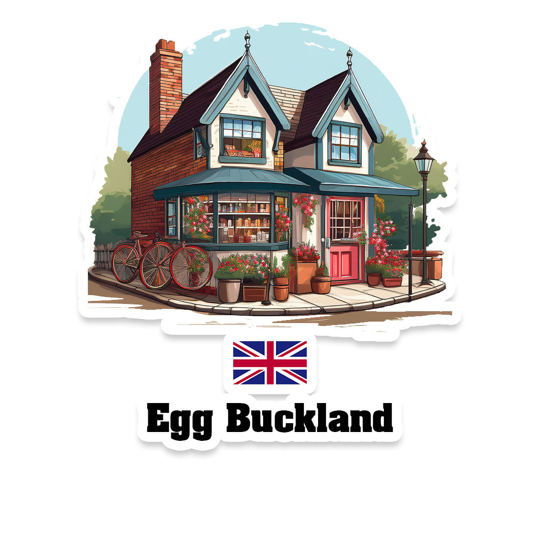 Egg Buckland Fridge Magnet