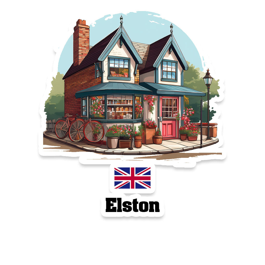 Elston Fridge Magnet