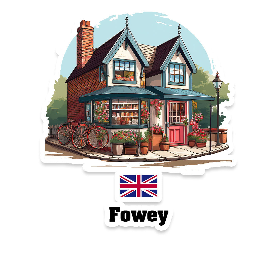Fowey Fridge Magnet