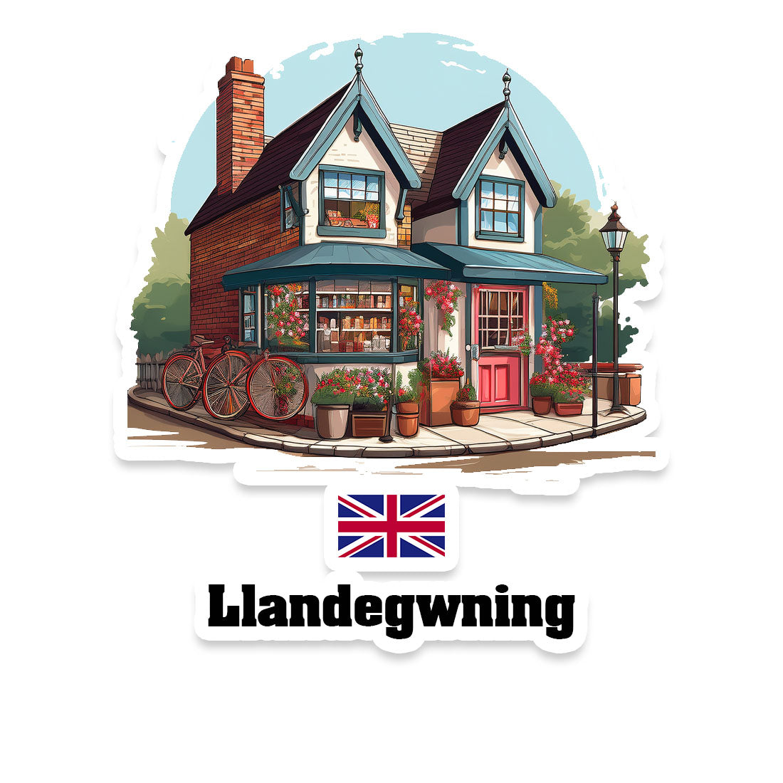 Llandegwning Sticker