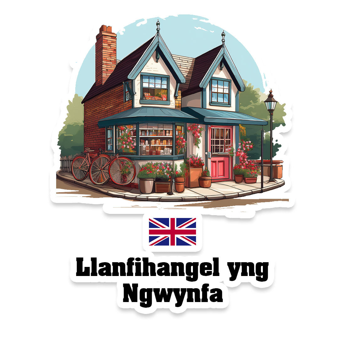Llanfihangel yng Ngwynfa Sticker