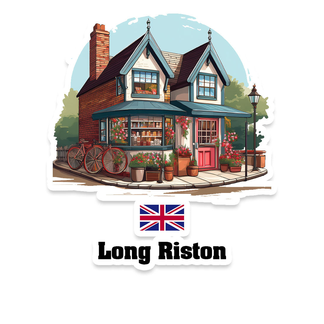 Long Riston Sticker