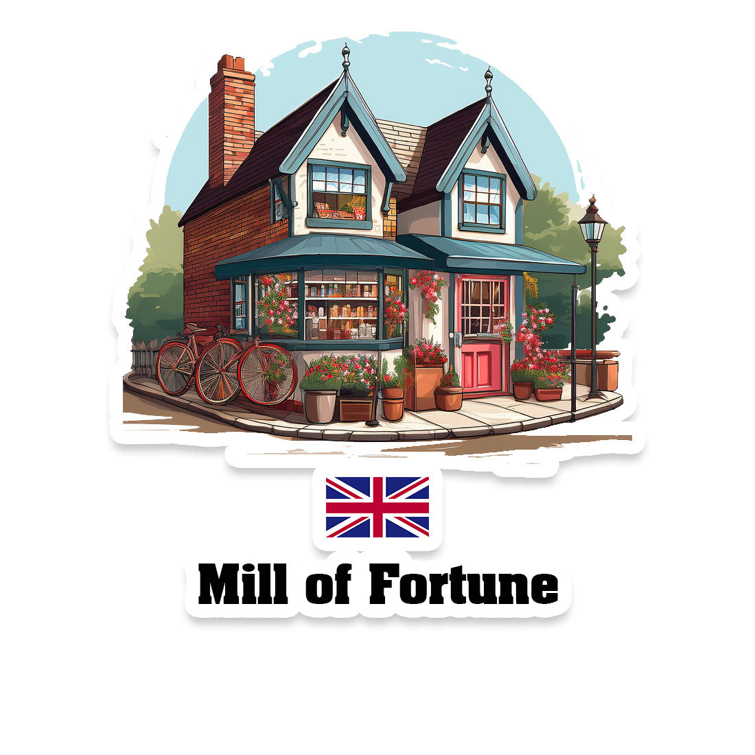 Mill of Fortune Fridge Magnet