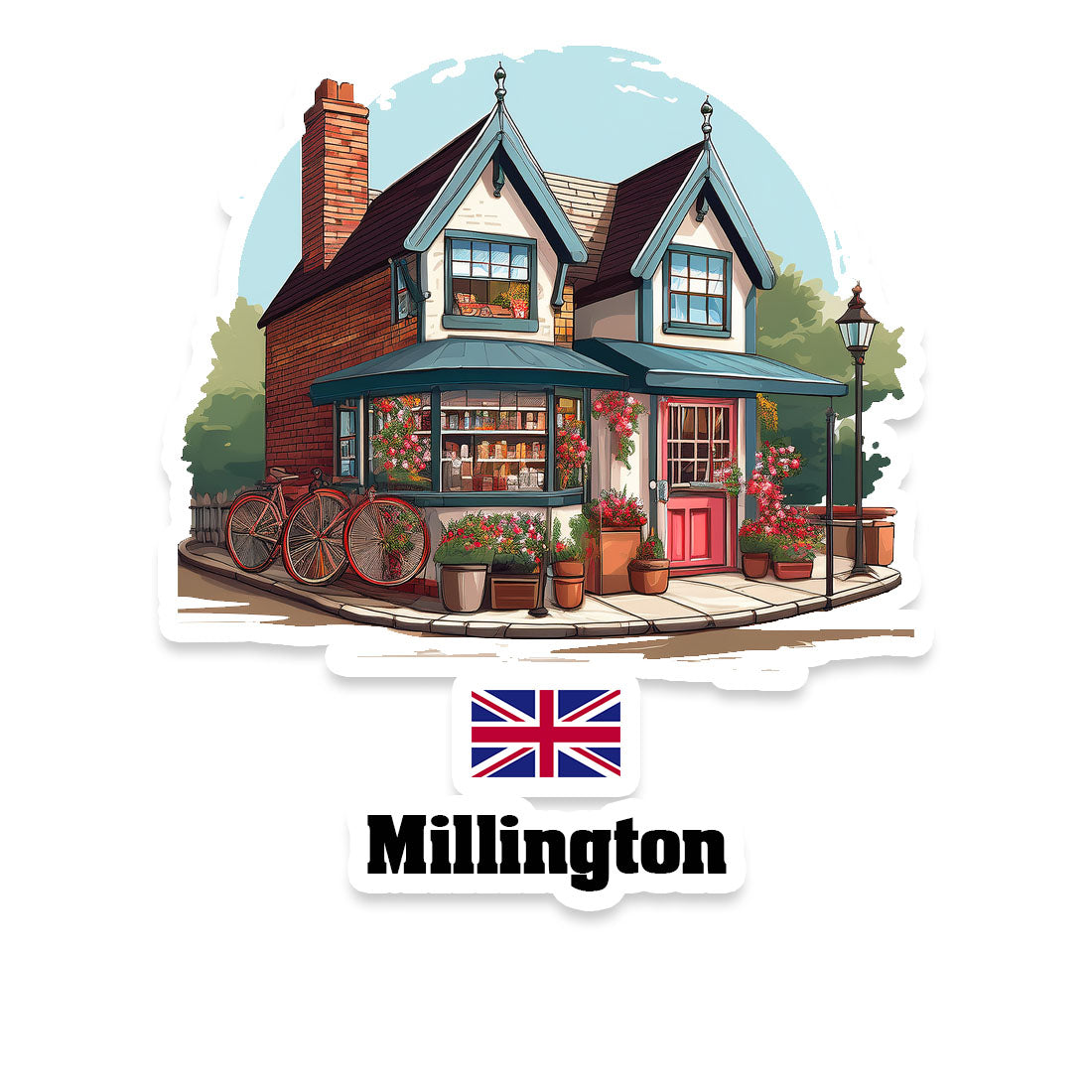 Millington Fridge Magnet