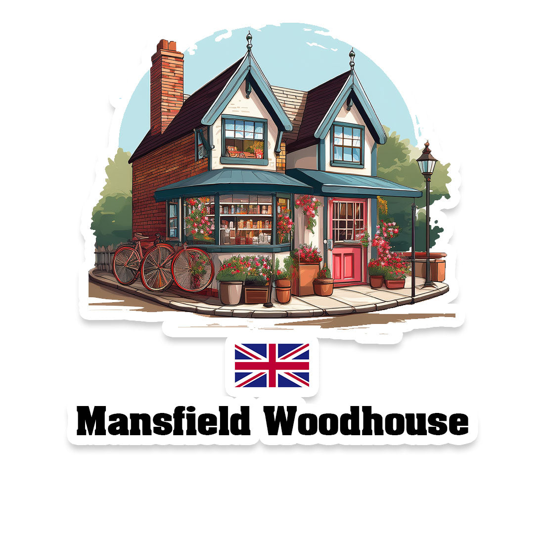 Mansfield Woodhouse Fridge Magnet