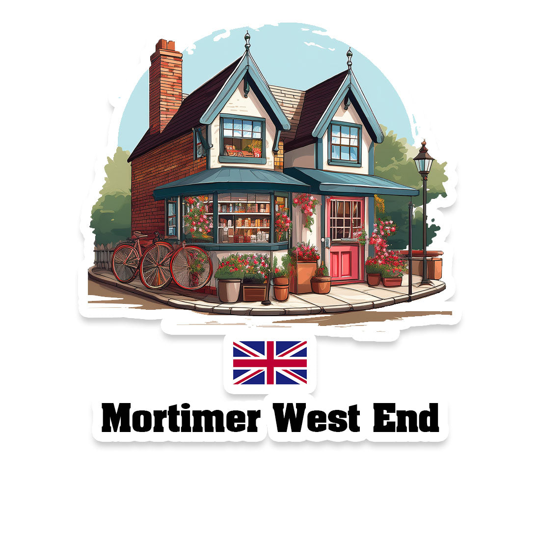 Mortimer West End Fridge Magnet