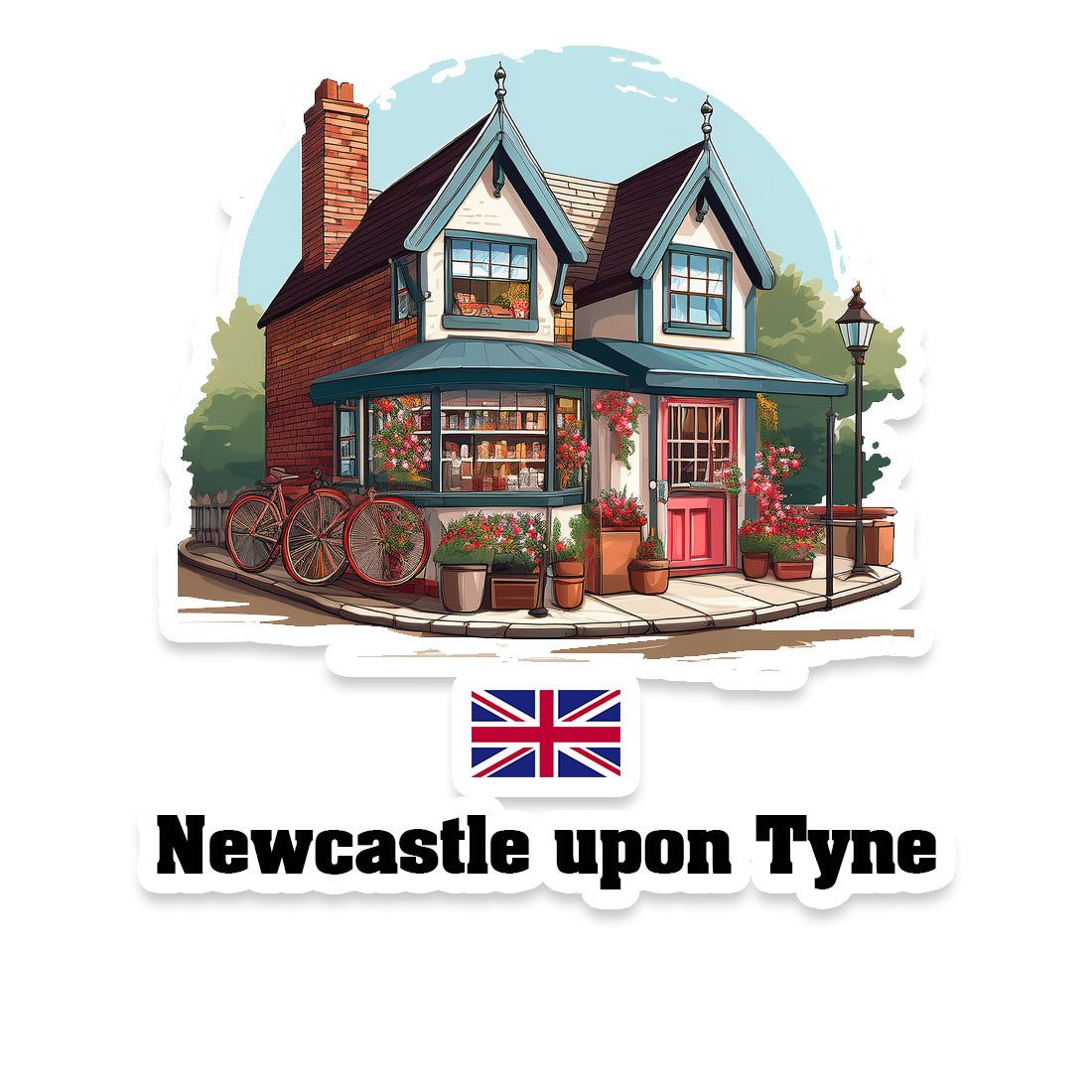Newcastle upon Tyne Fridge Magnet