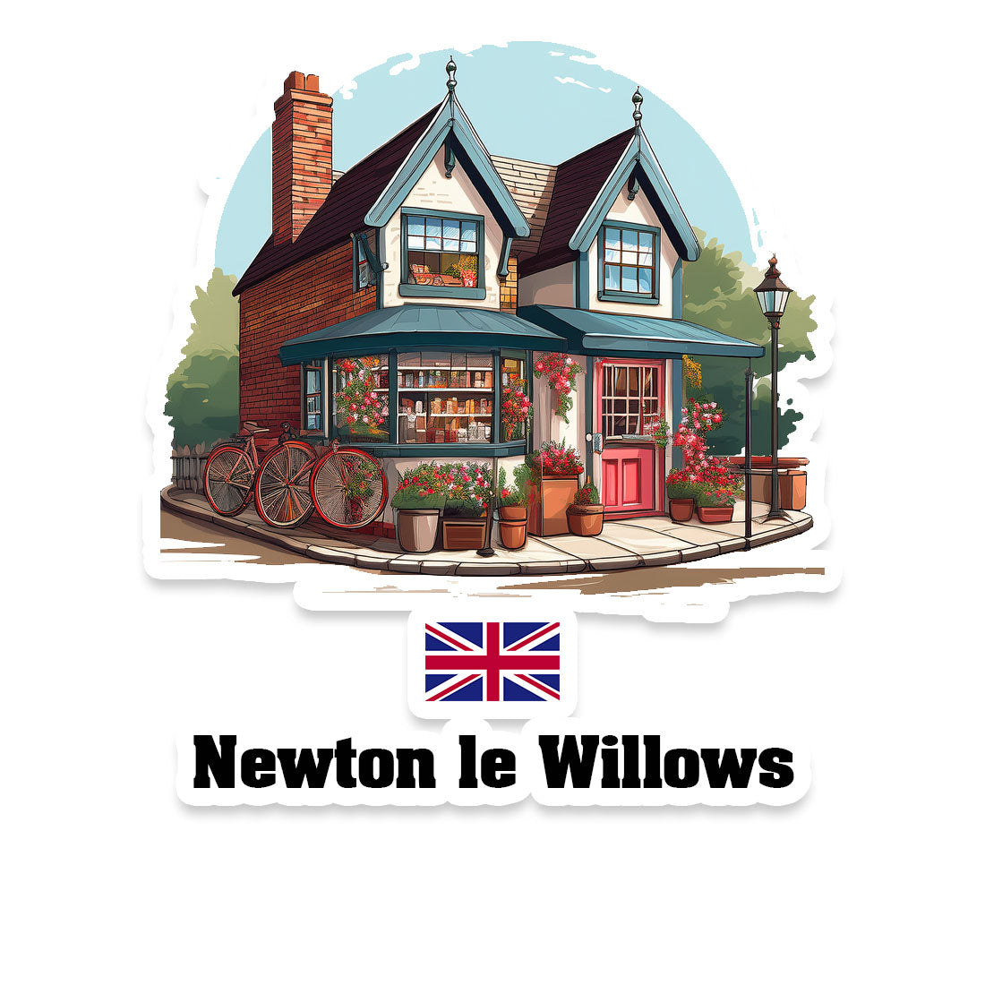 Newton le Willows Fridge Magnet