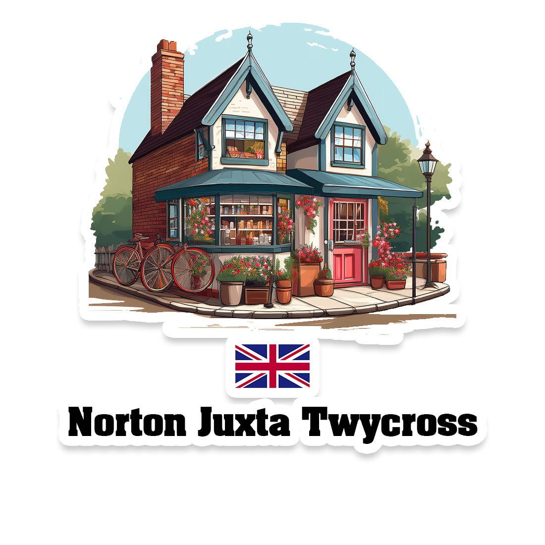 Norton Juxta Twycross Sticker