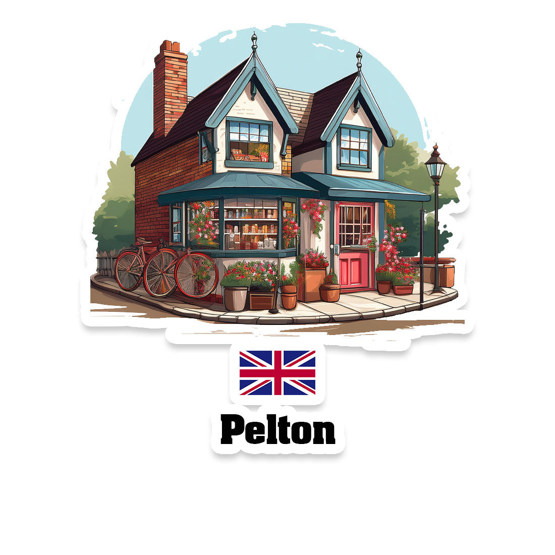 Pelton Fridge Magnet