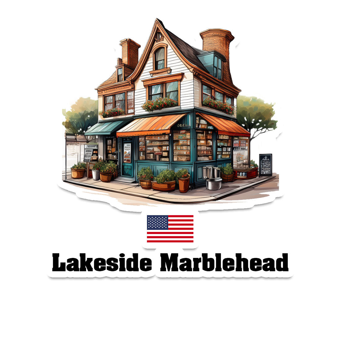 Lakeside Marblehead Sticker