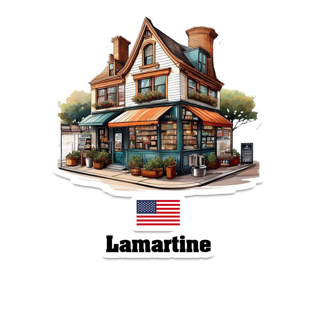 Lamartine Sticker