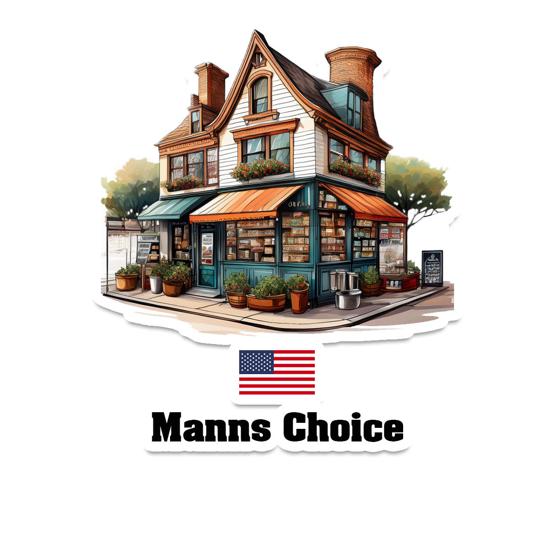 Manns Choice Sticker