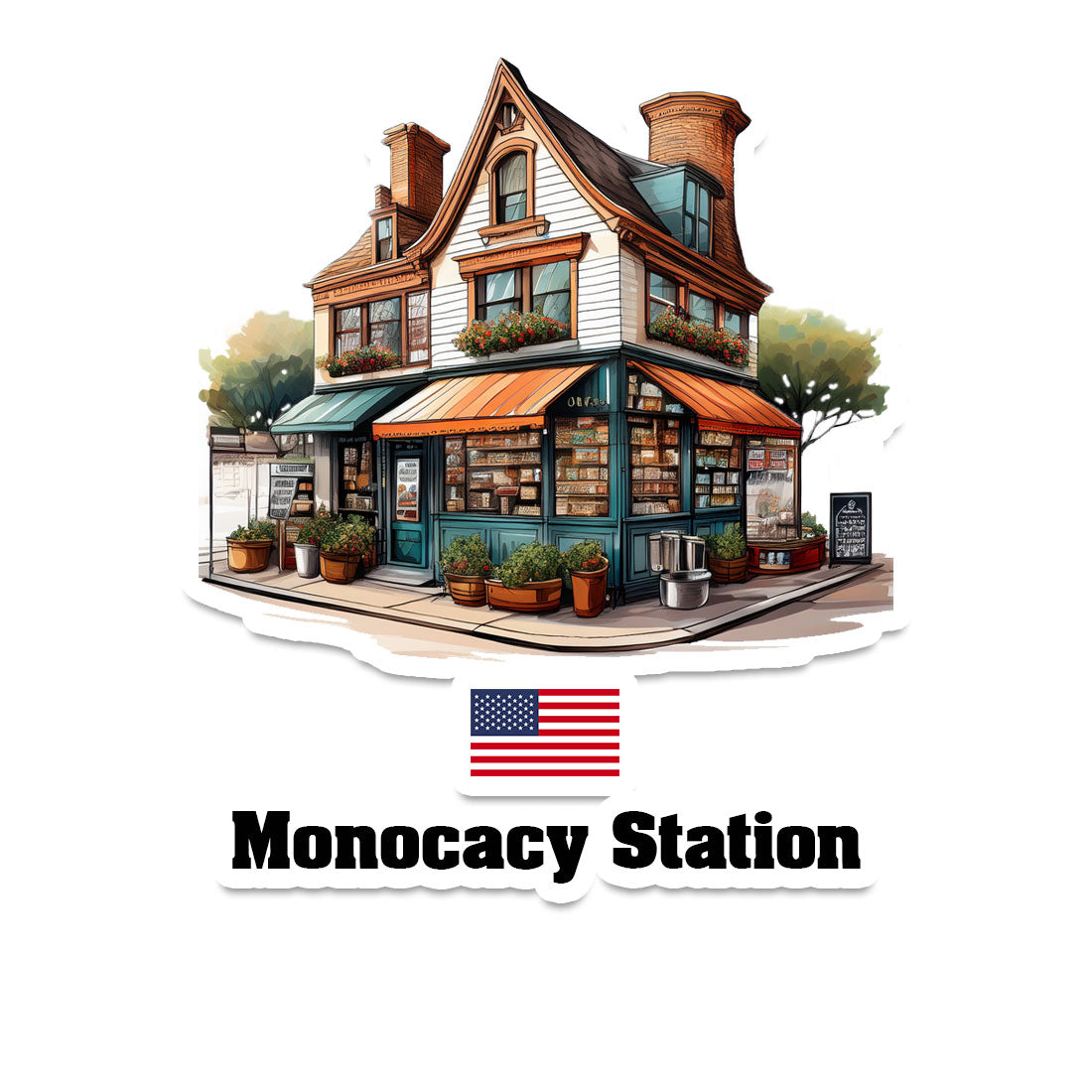 Monocacy Station Fridge Magnet