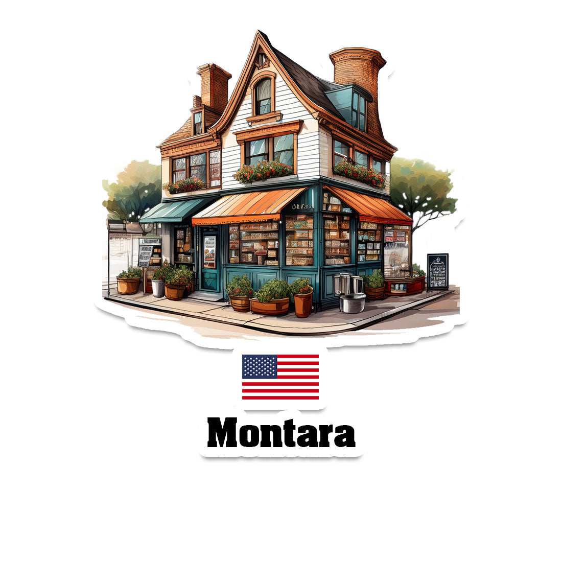 Montara Fridge Magnet