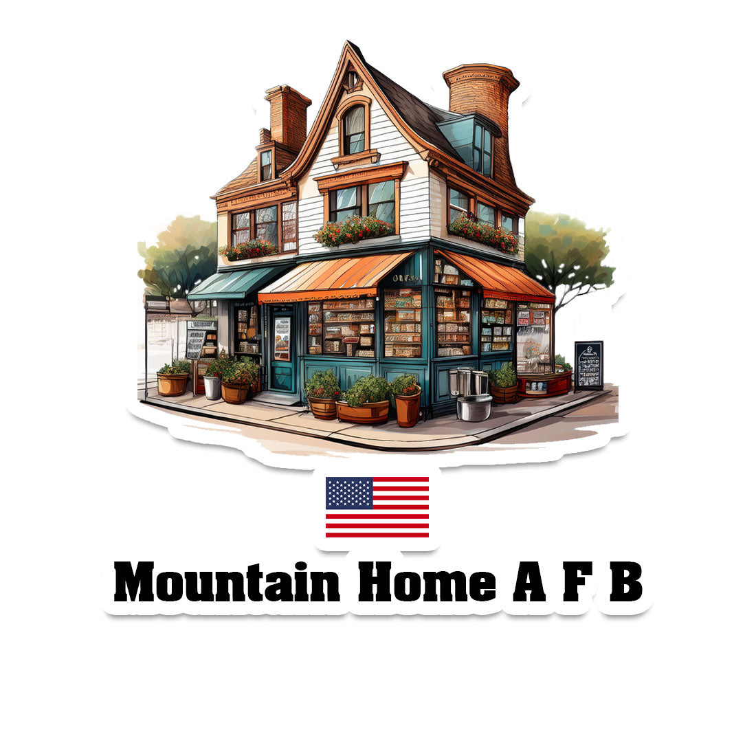 Mountain Home A F B Fridge Magnet