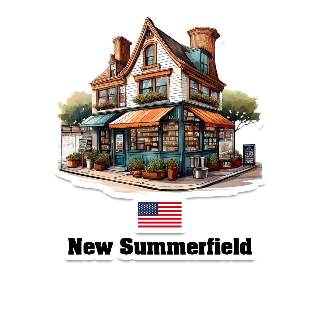 New Summerfield Sticker