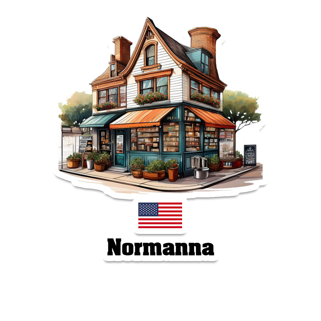 Normanna Fridge Magnet