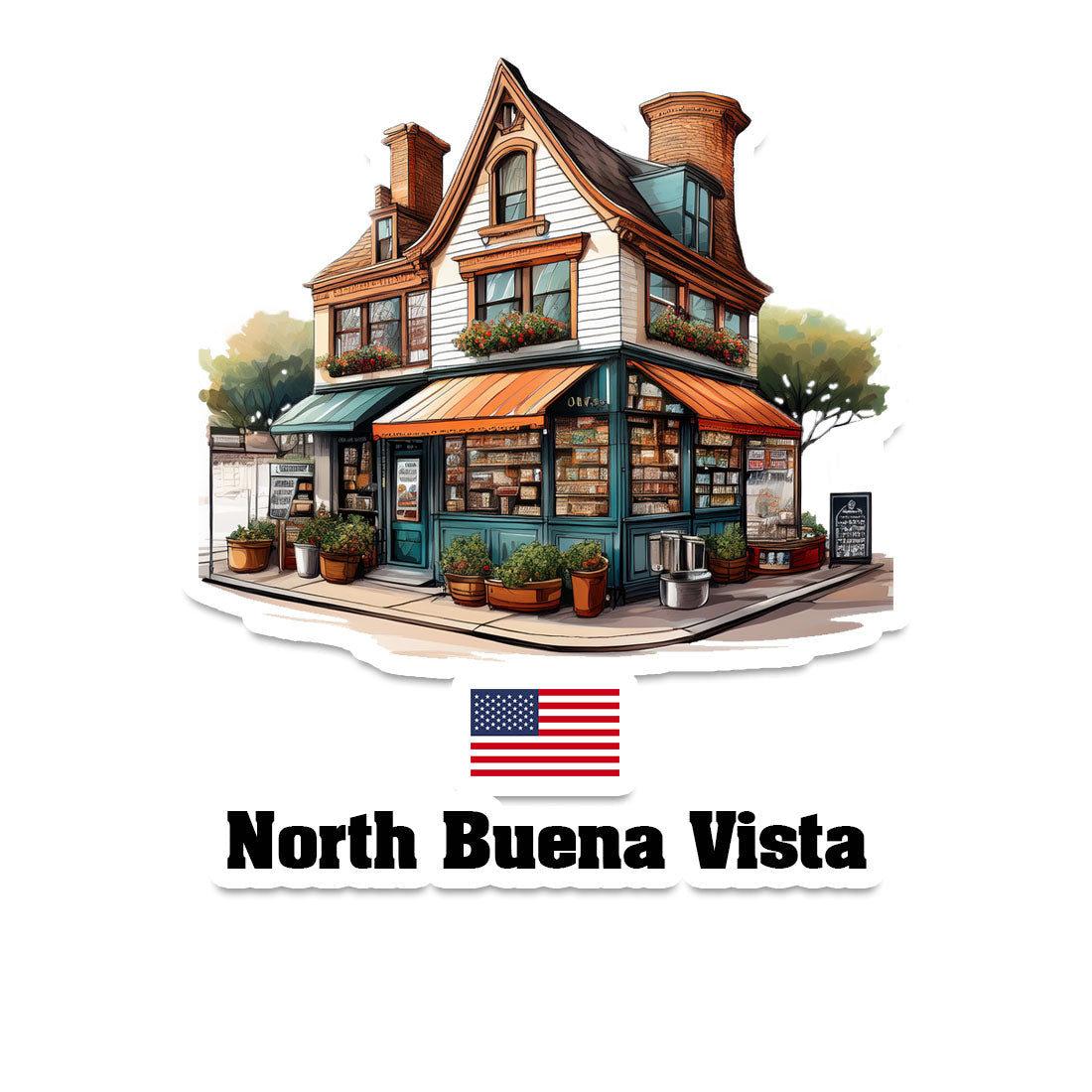 North Buena Vista Sticker