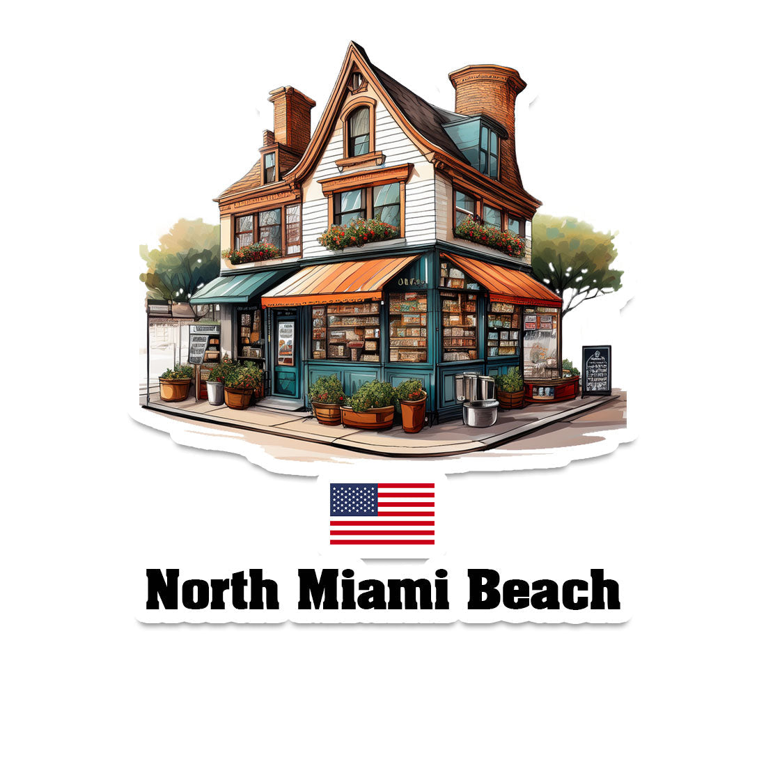 North Miami Beach Fridge Magnet